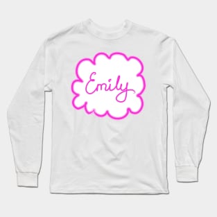 Emily. Female name. Long Sleeve T-Shirt